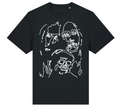 Contour oversized T-shirt in Black