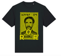 Frequency / Yellow oversized T-shirt in Black