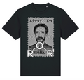 Frequency / White oversized T-shirt in Black