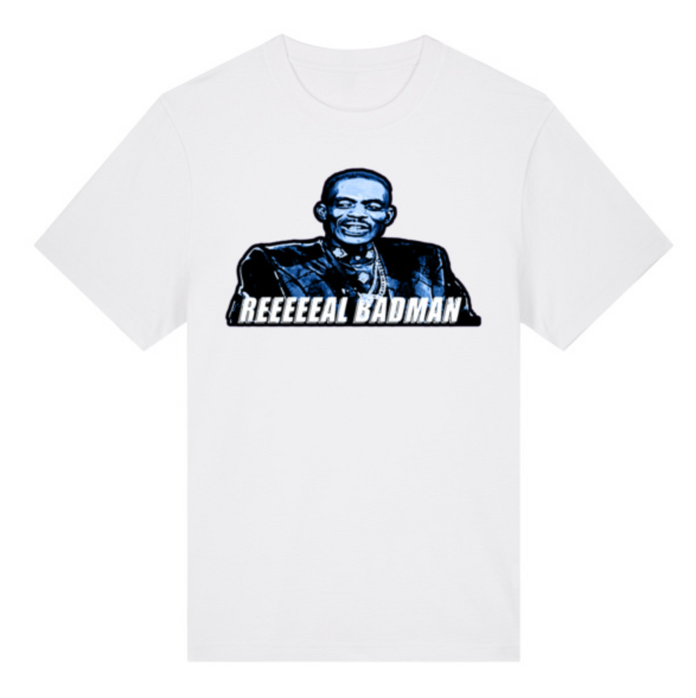 Reeeal Badman oversized T-shirt in White